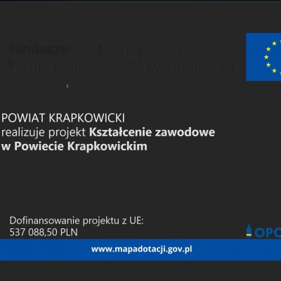&bdquo;Kształcenie zawodowe w Powiecie Krapkowickim